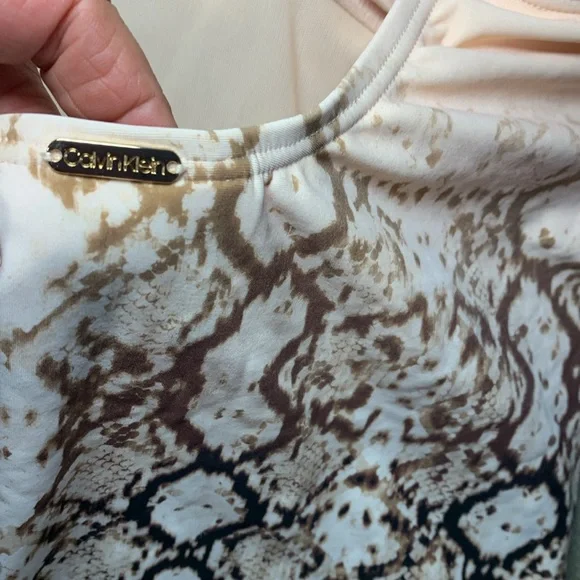 Calvin Klein Snake 🐍 Print Swimsuit - Picture 4 of 5